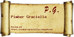 Pimber Graciella névjegykártya